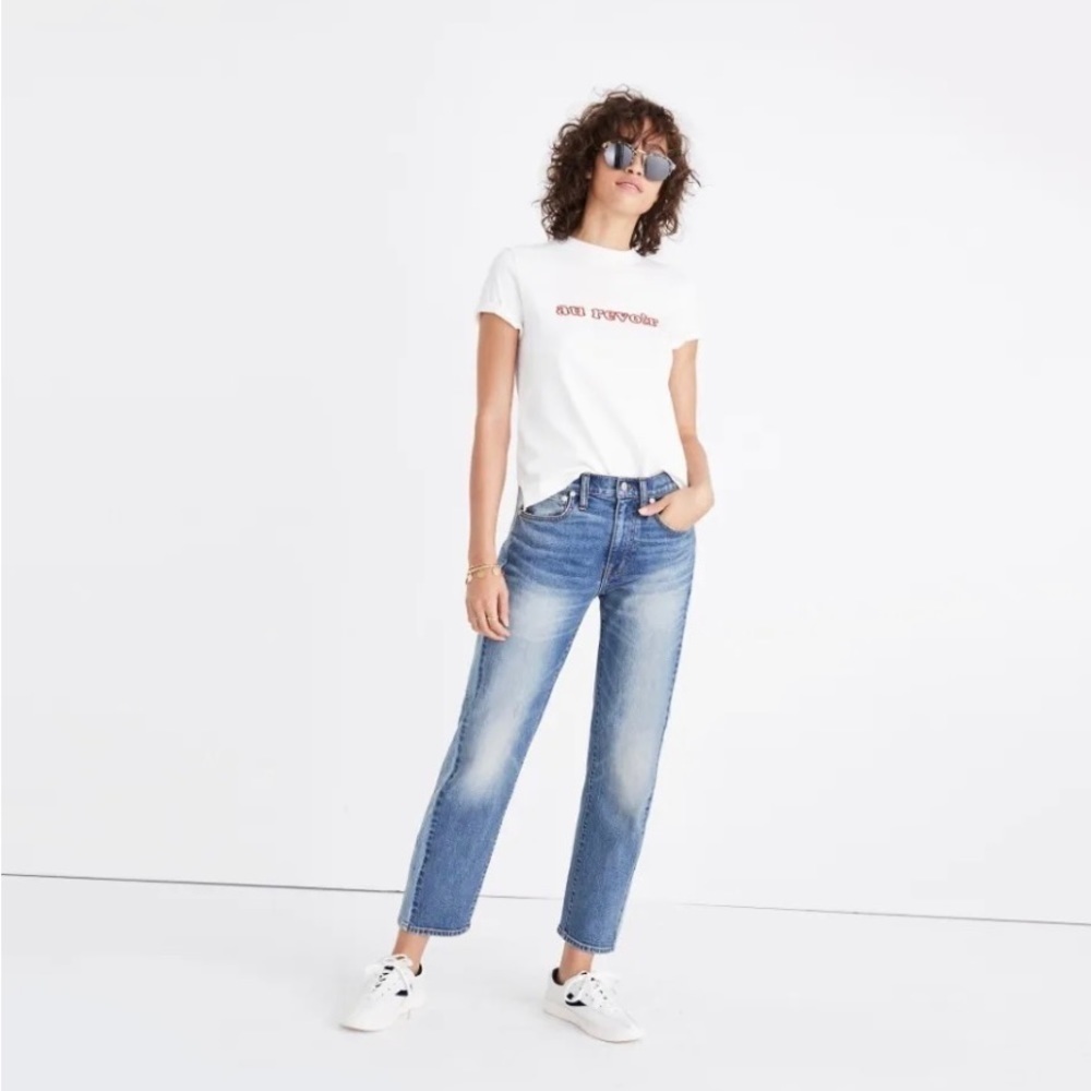 Madewell Cruiser Straight Two-Tone Jeans Sz 27 - Picture 2 of 12